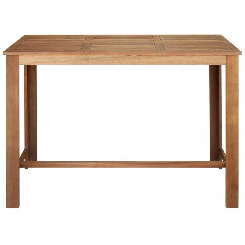 Bar Table Solid Acacia Wood 150x70x105 Cm