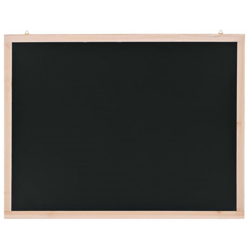 Wallmounted Blackboard Cedar Wood 60x80 Cm
