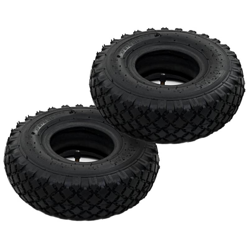 2 Tyres 2 Inner Trolley Tubes 3.004 260x85 Sack Truck Wheel Rubber