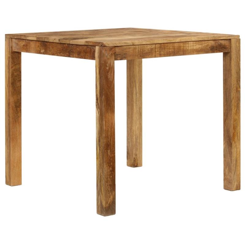 Dining Table Solid Mango Wood 82x80x76 Cm