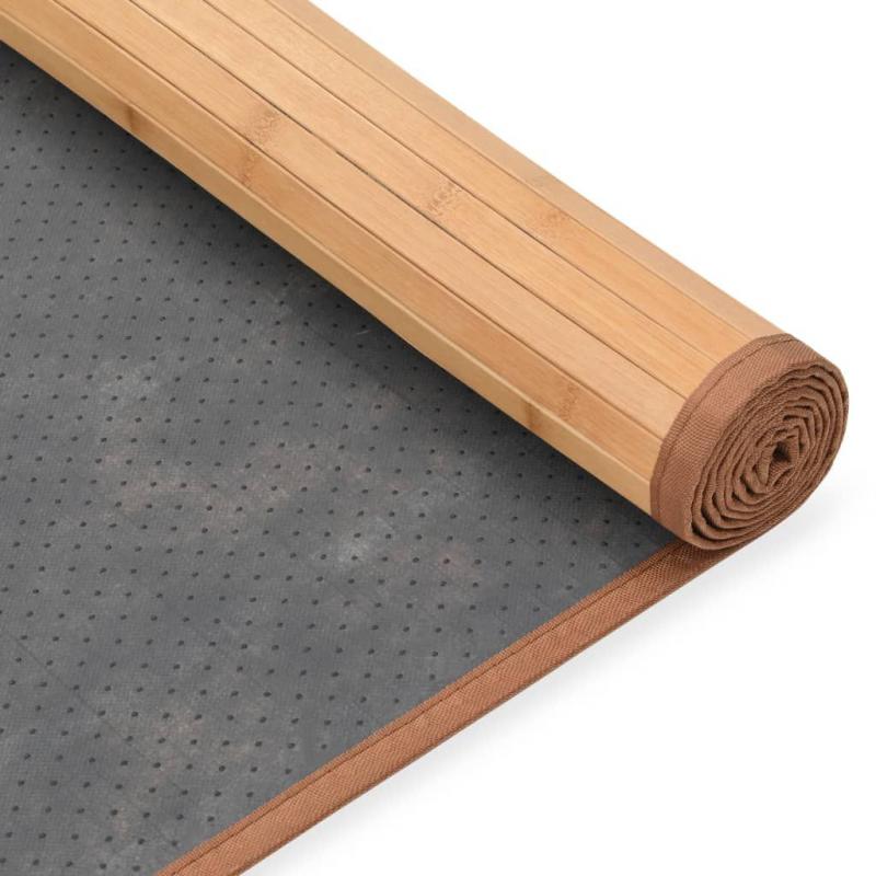 Rug Bamboo 120x180 Cm Brown