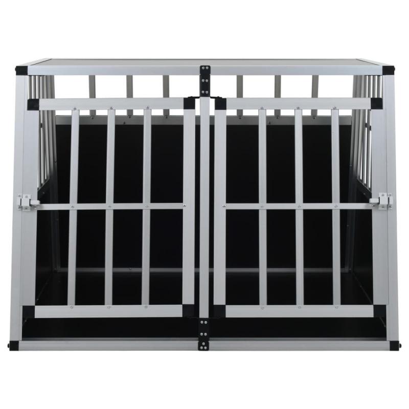 Dog Cage With Double Door 94x88x69 Cm