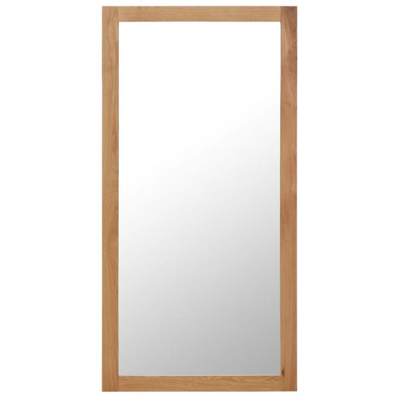 Mirror 60x120 Cm Solid Oak Wood