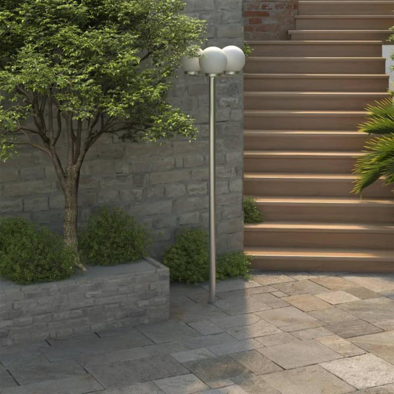 Garden Lamp Post 3 Lamps 220cm | Outdoor Lighting