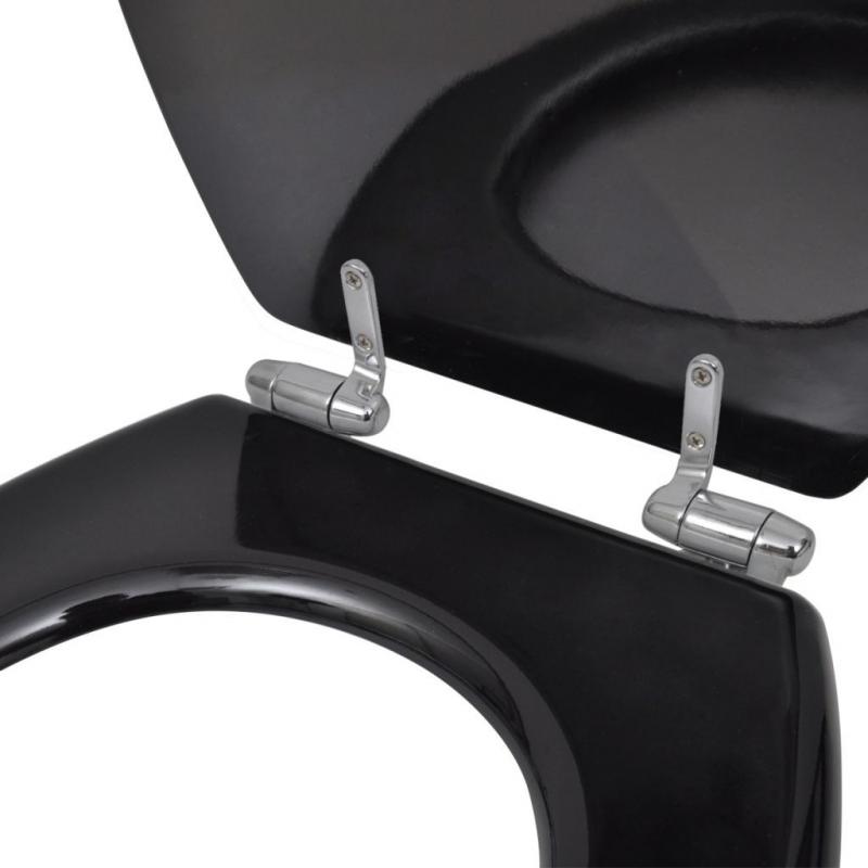 Toilet Seats With Soft Close Lids Mdf Black