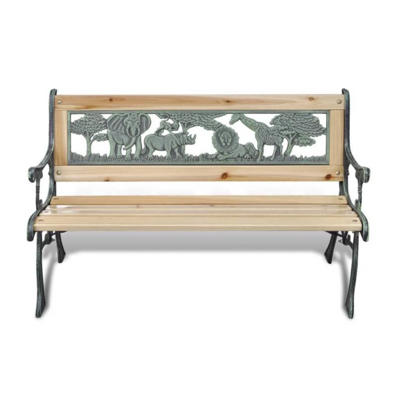 Children Garden Bench 80 Cm Wood