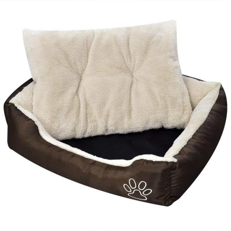 Warm Dog Bed With Padded Cushion Xl