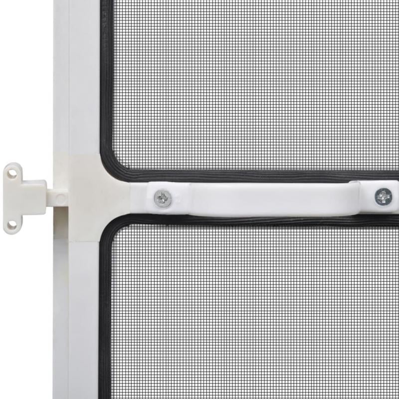 White Hinged Insect Screen For Doors 120 X 240 Cm