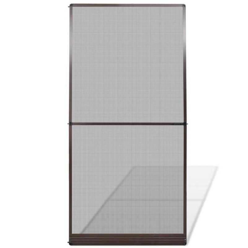 Brown Hinged Insect Screen For Doors 120 X 240 Cm