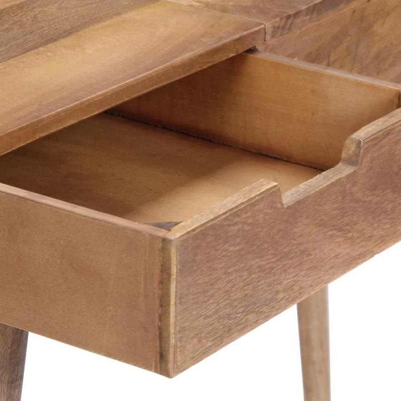 Dressing Table 112x45x76 Cm Solid Mango Wood