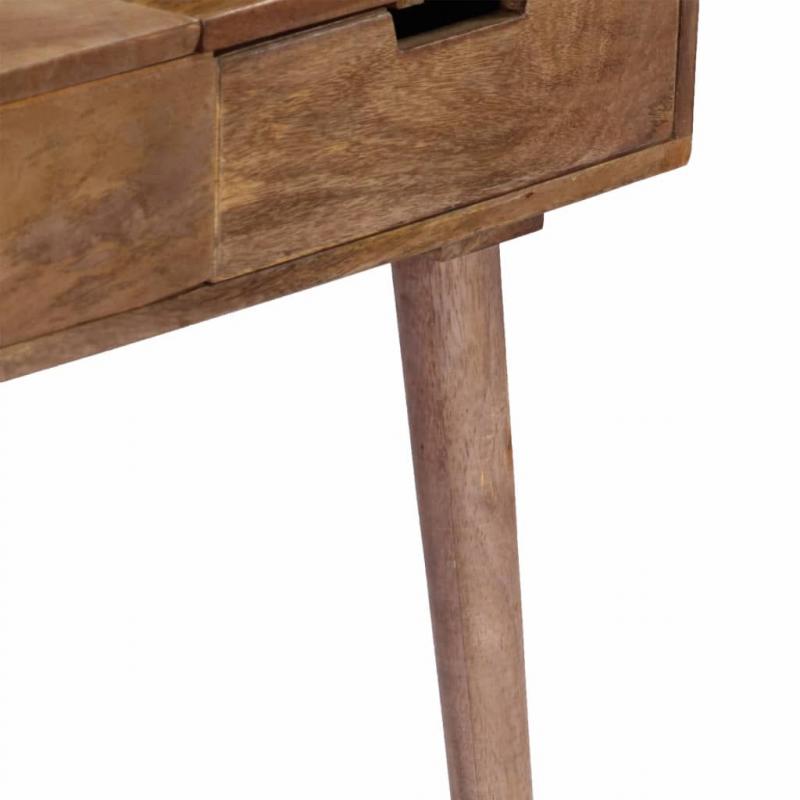Dressing Table 112x45x76 Cm Solid Mango Wood
