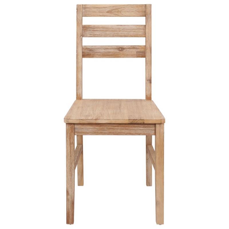 Dining Chairs 6 Pcs Solid Acacia Wood