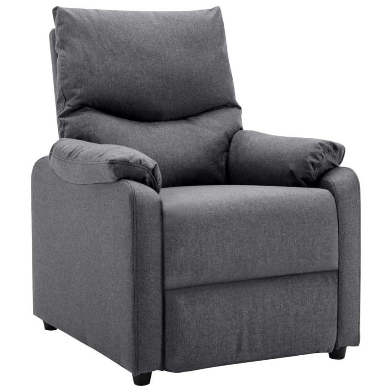 Tv Recliner Dark Grey Fabric
