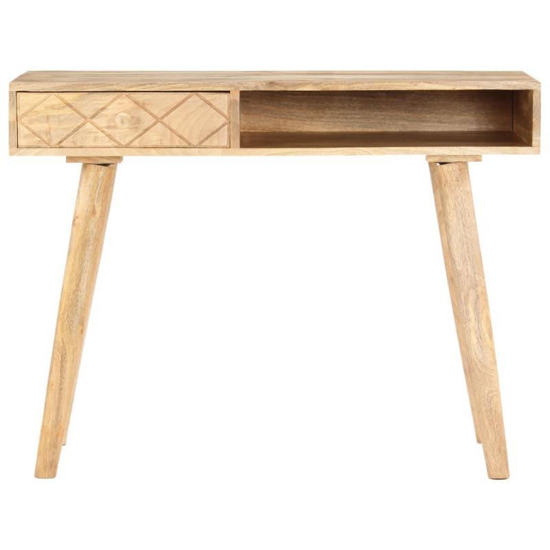 Dressing Table 100x50x76 Cm Solid Mango Wood