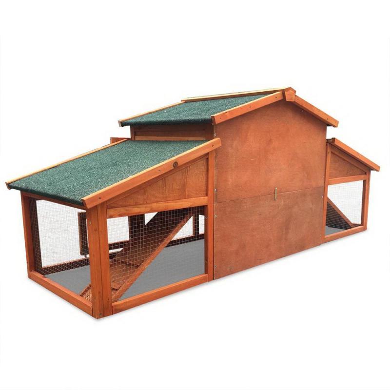 Chicken Coop Rabbit Hutch Hen Cage House