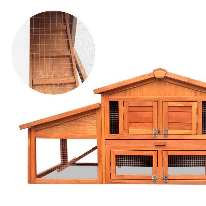 Chicken Coop Rabbit Hutch Hen Cage House