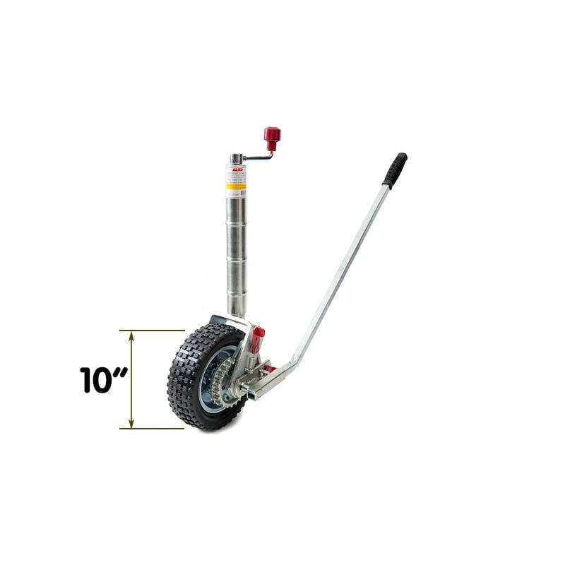 ALKO 10in Ratchet Jockey Wheel for Trailers & Caravans