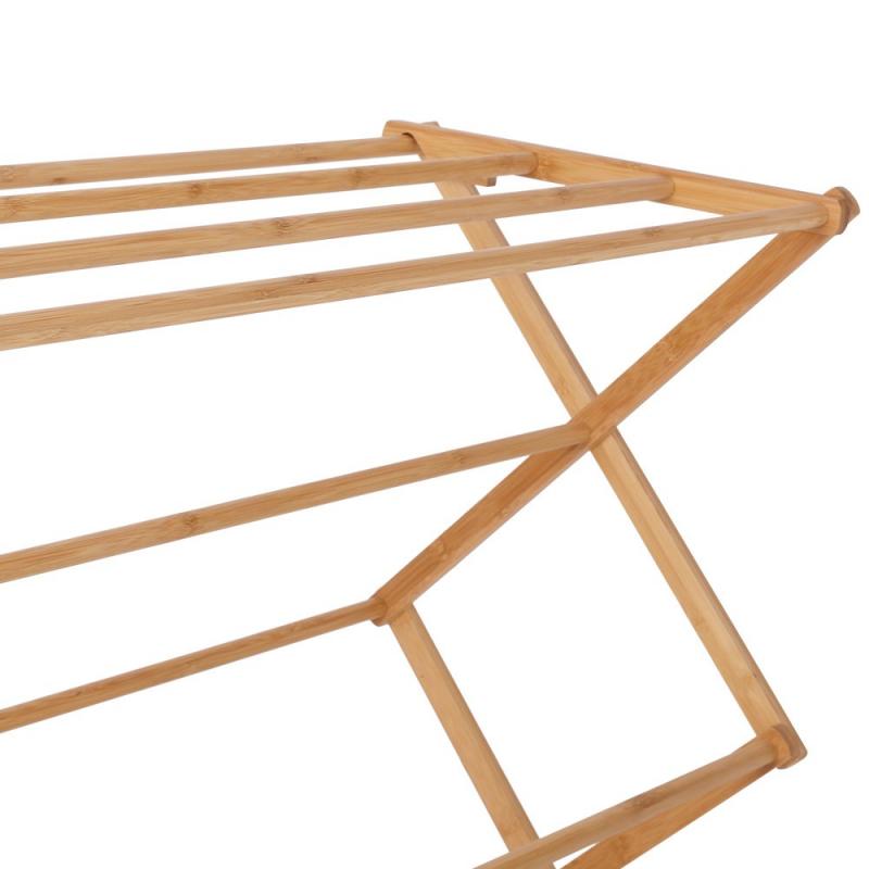 bamboo clothes drying rack