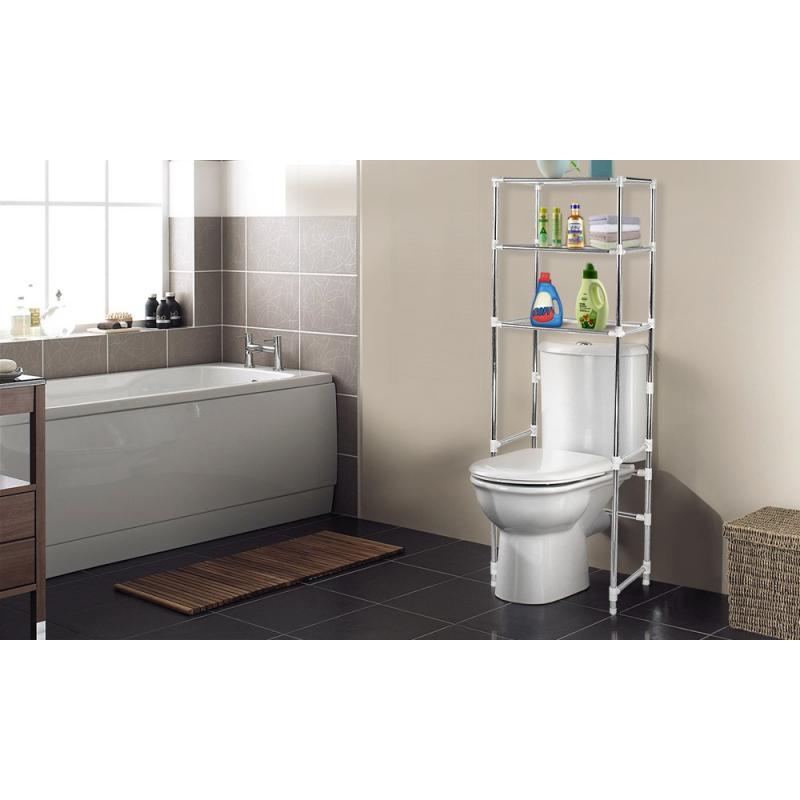 3 Tier Over Toilet Bathroom Storage Rack