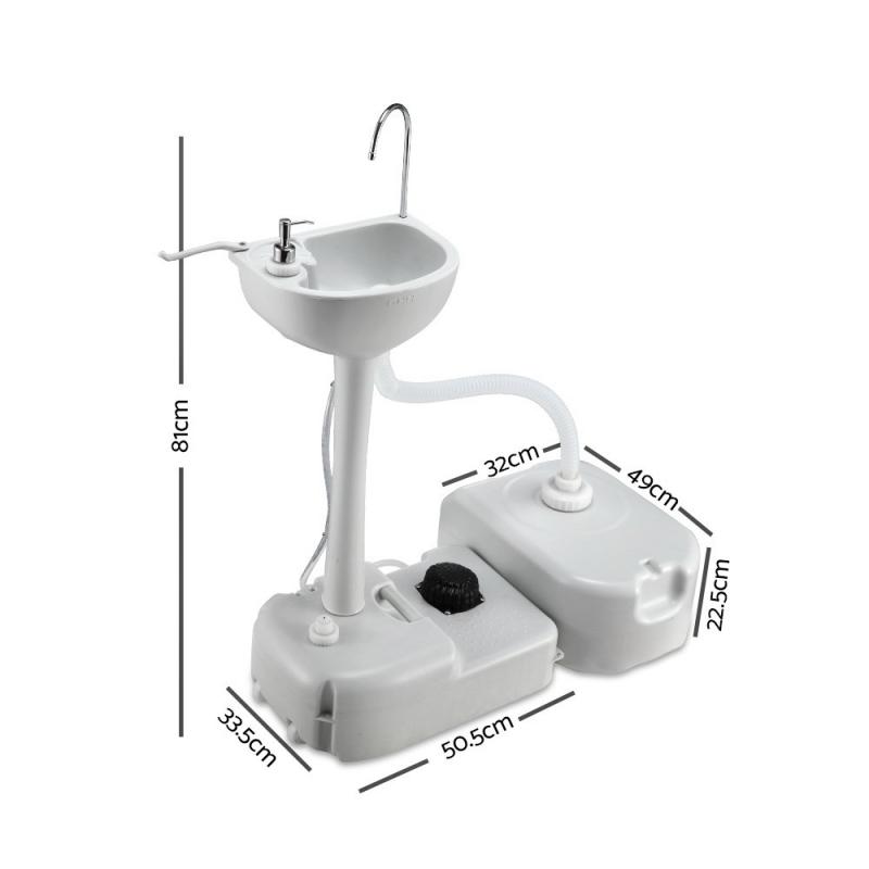 43L Capacity Portable Sink Wash Basin