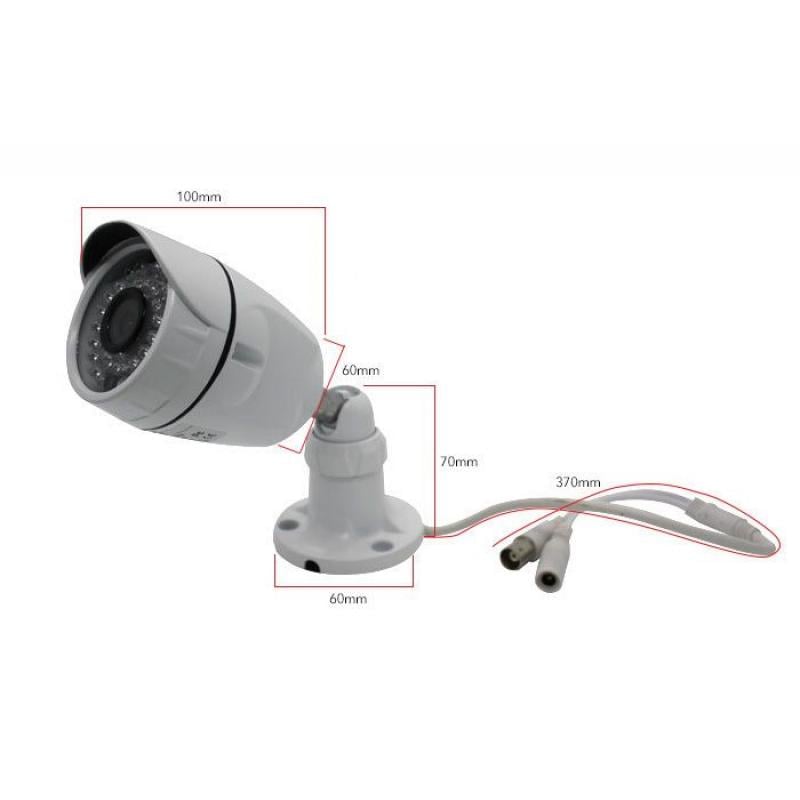 Elinz 1080p Hd 2.0mp Ahd Bullet Cctv Security Camera Night Vision