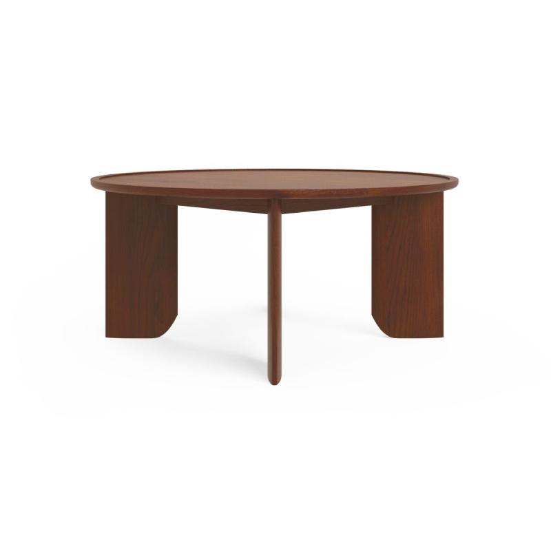 Clover Coffee Table Vintage Walnut Wood