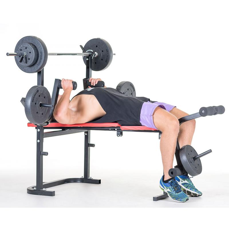 Powertrain Multi Home Gym Bench Press with Weights