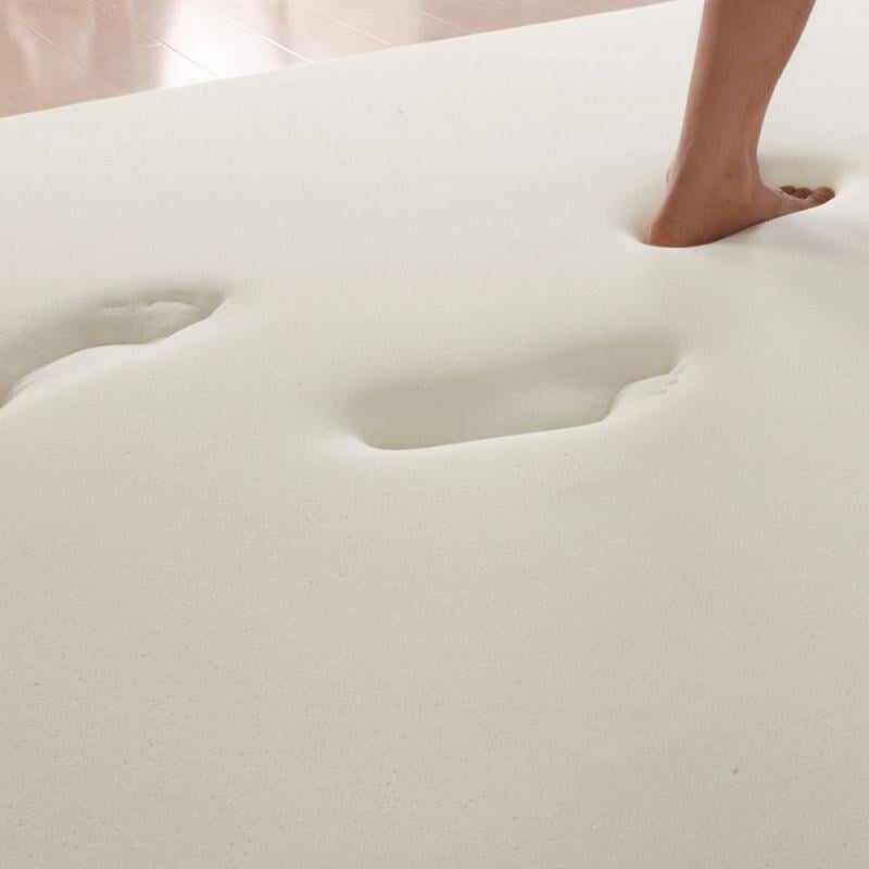 Dreamz 7cm Thickness Memory Foam Mattress Topper Cover King Single