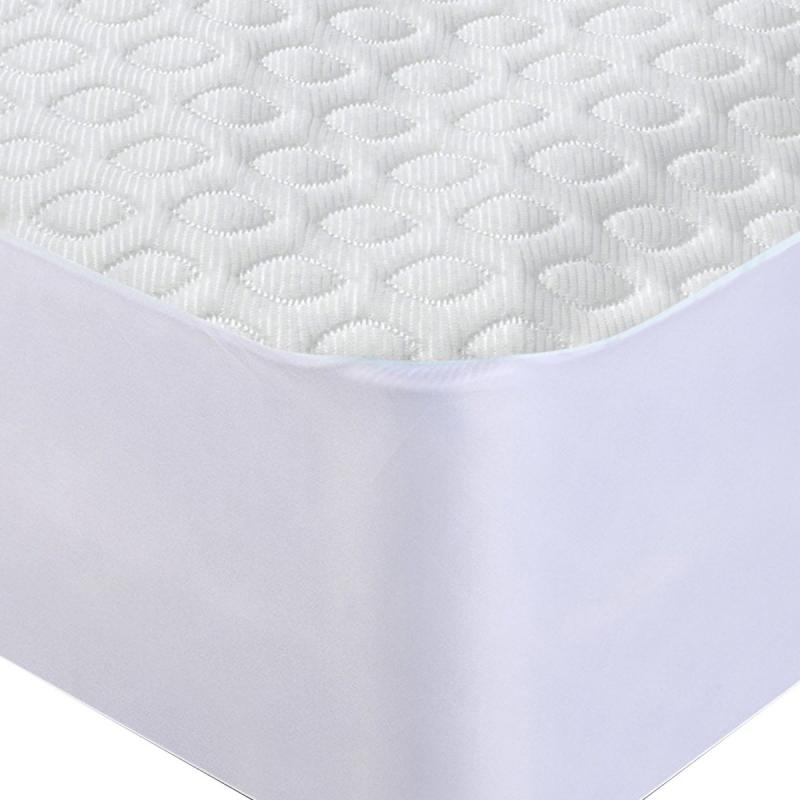Dreamz Waterproof Fitted Cooling Mattress Protector King Single