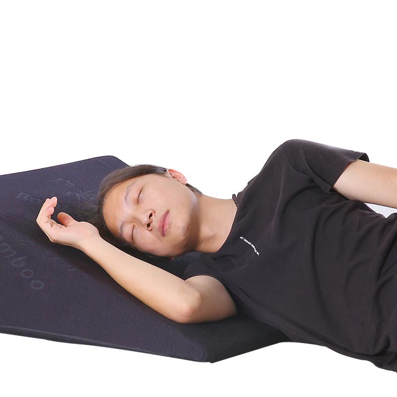 Cool Gel Memory Foam Bed Wedge Pillow Cushion Lsize