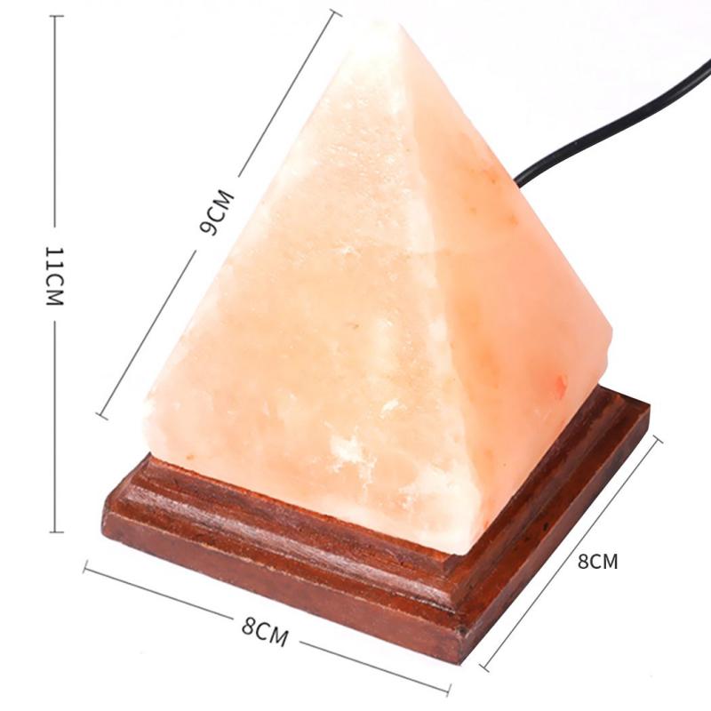 Salt Lamp Globes USB Himalayan Natural Crystal Rock Cord Night Light