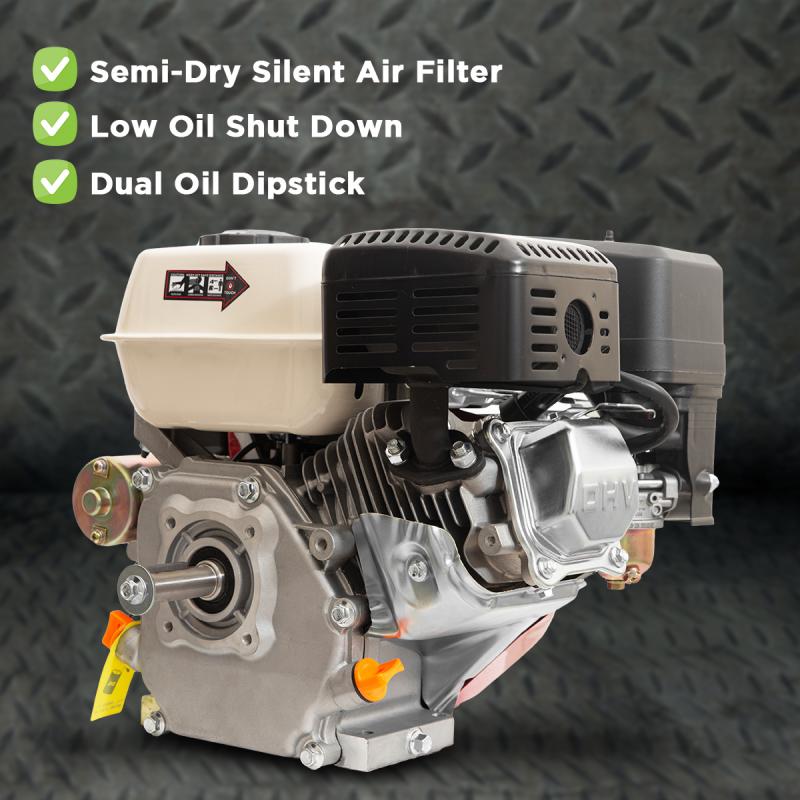 Kolner 7HP Horizontal Key Shaft Q Type Petrol Engine Electric Start