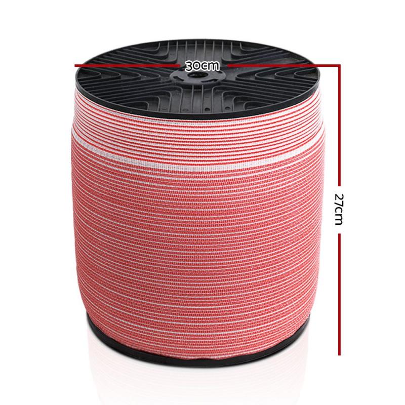 1200M Electric Fence Wire Tape Poly Stainless Steel Fencing Kit