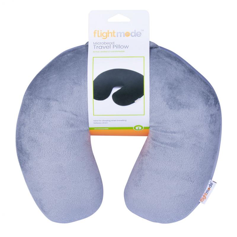 Microbead Travel Pillow Super Soft Travel Neck Cushion