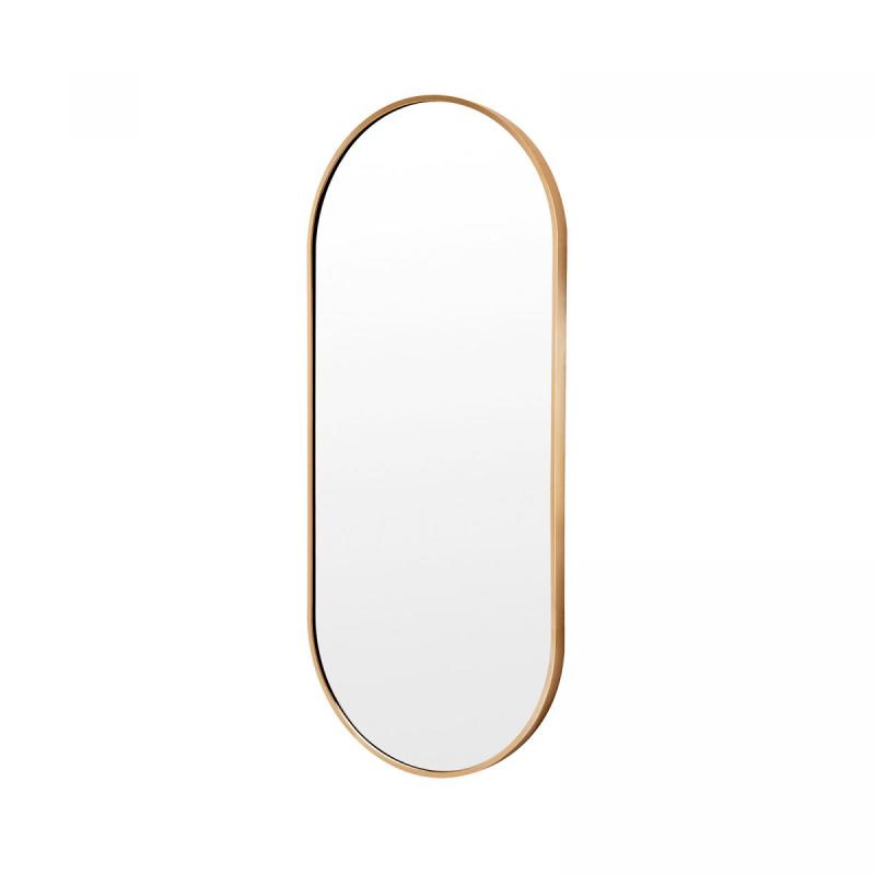 45 x 100cm Wall Mirror Oval Bathroom Gold