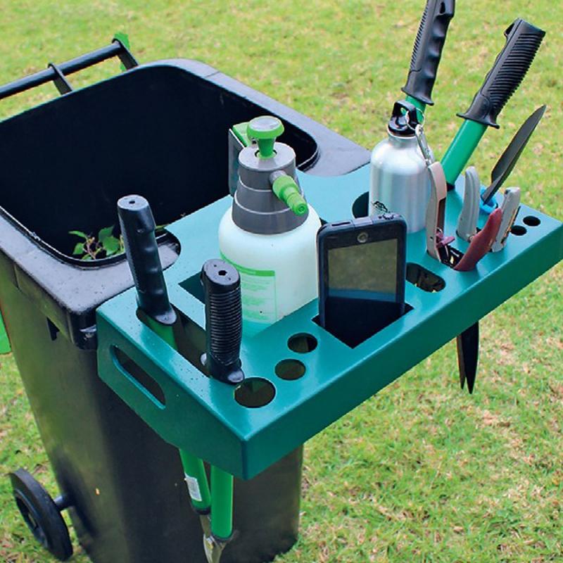 VASS Garden Tool Wheelie Bin Caddy