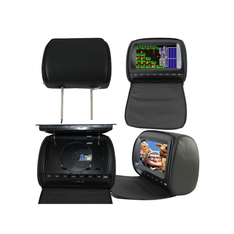 Elinz 2x 9 Touch Screen Car Headrest Dvd Player Monitor Pillow Games