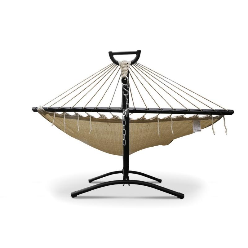 Gardeon Swing Double Hammock Bed Cream