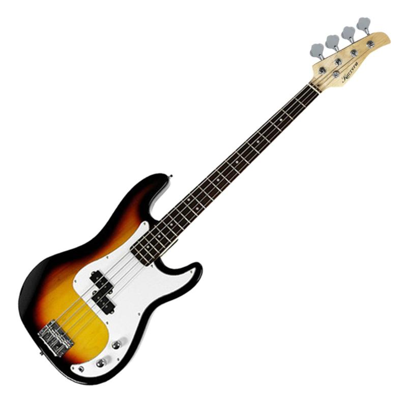 Karrera Electric Bass Guitar Pack Sunburst