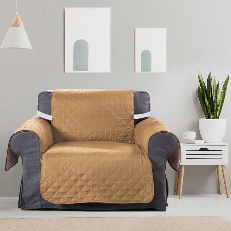 Sofa Cover Couch Protector Slipcovers Waterproof Ginger 173cm x 200cm