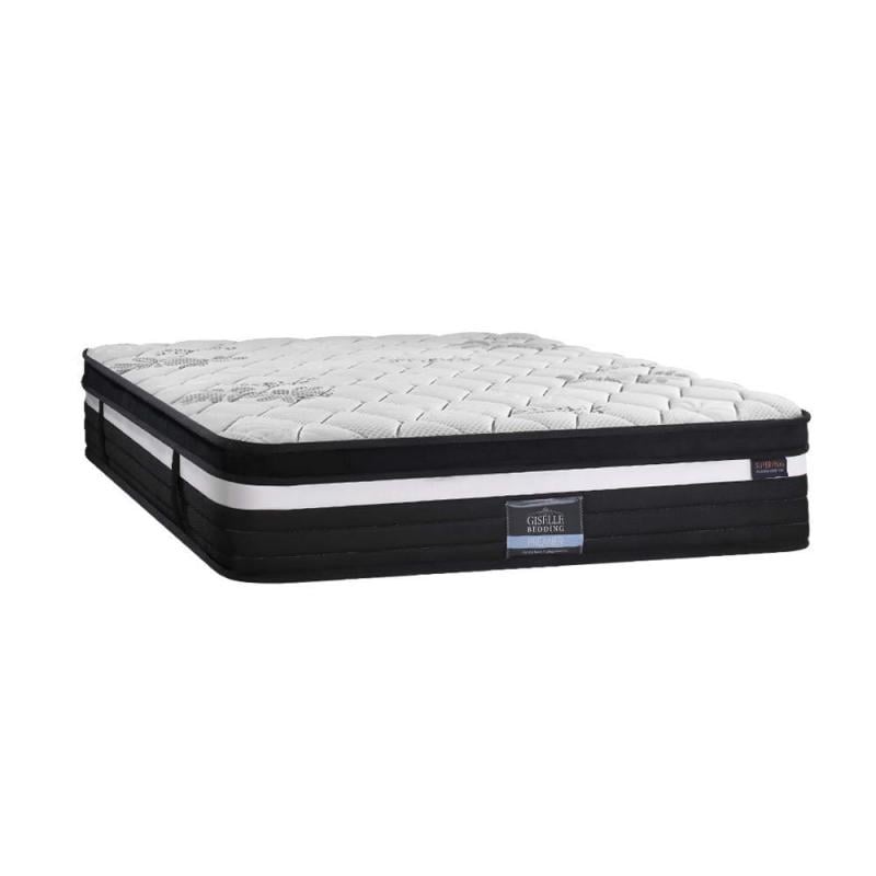Super Firm Mattress Queen Size Bed 7 Zone Pocket Spring Foam 28cm