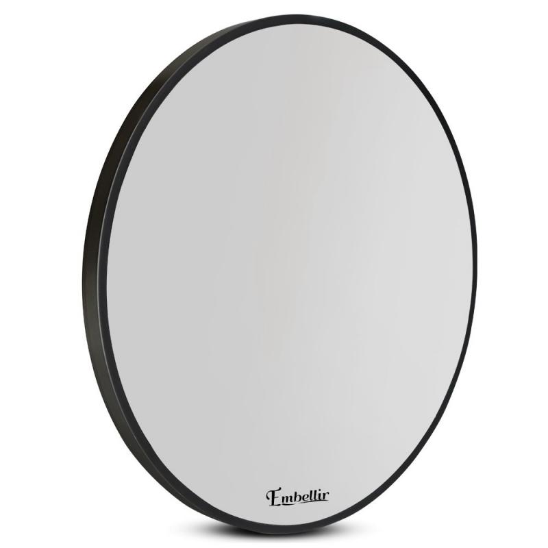 Embellir 80cm Frameless Round Wall Mirror