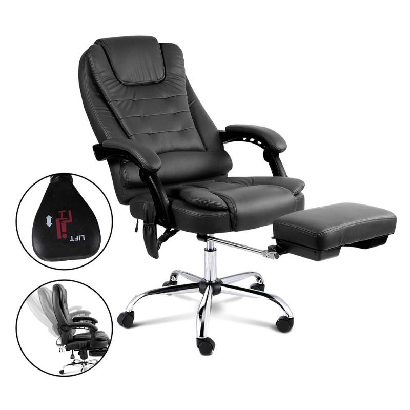 Office chair with footrest and massage Clearance