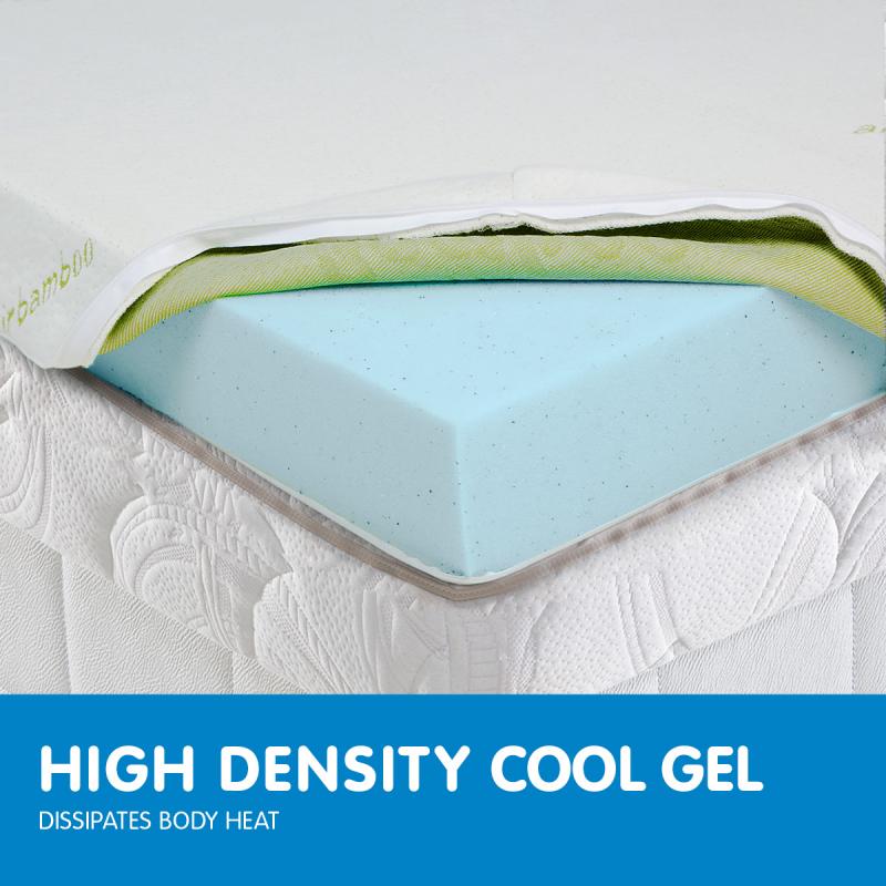 Cool GEL Memory Foam Mattress Topper King