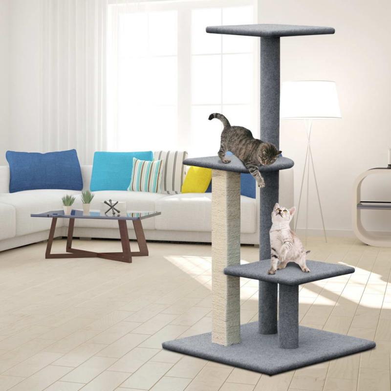 124cm Tall Cat Tree Scratching Post