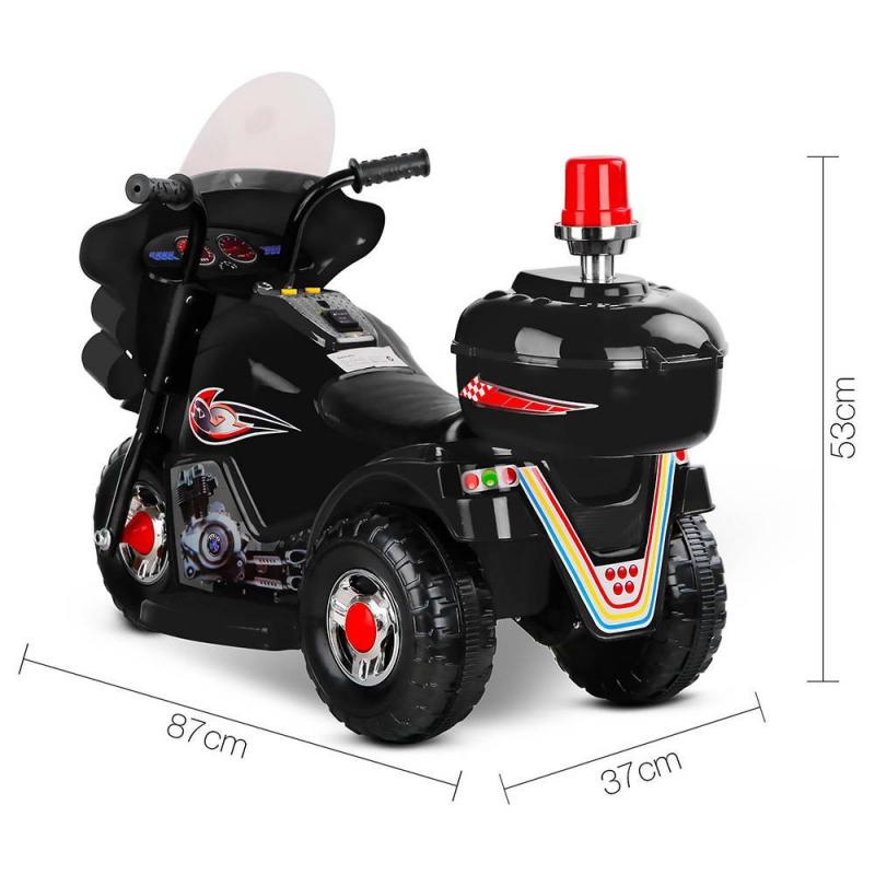 childrens electric police motorbike