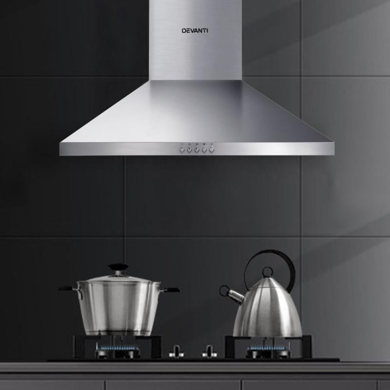 Range Hood 60cm 600mm Kitchen Canopy Stainless Steel Rangehood