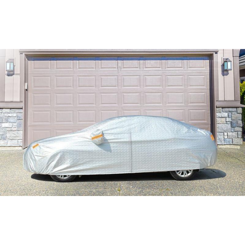 Waterproof Adjustable Large Car Cover Rain Sun Dust UV Protection 3XL