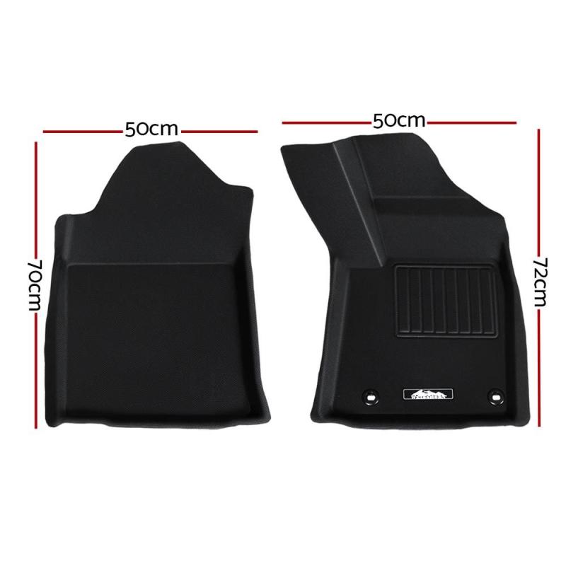 Car Rubber Floor Mats For Toyota Hilux Dual Cab 20152022