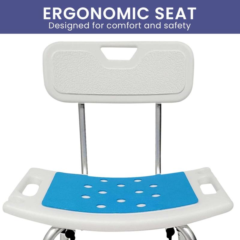 Orthonica Shower Chair with Shower Head Holder